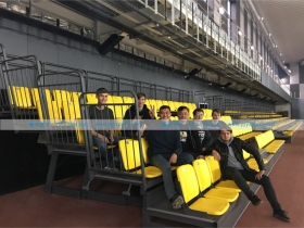 哈萨克斯坦翻折座椅活动看台